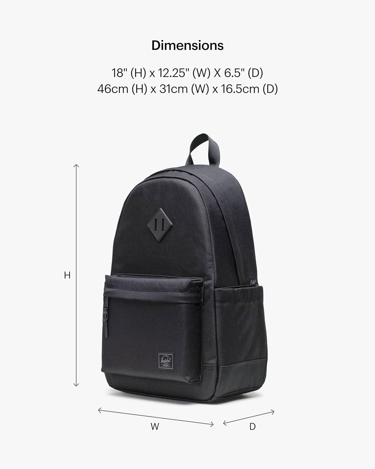 imageHerschel Heritage BackpackBlack Tonal