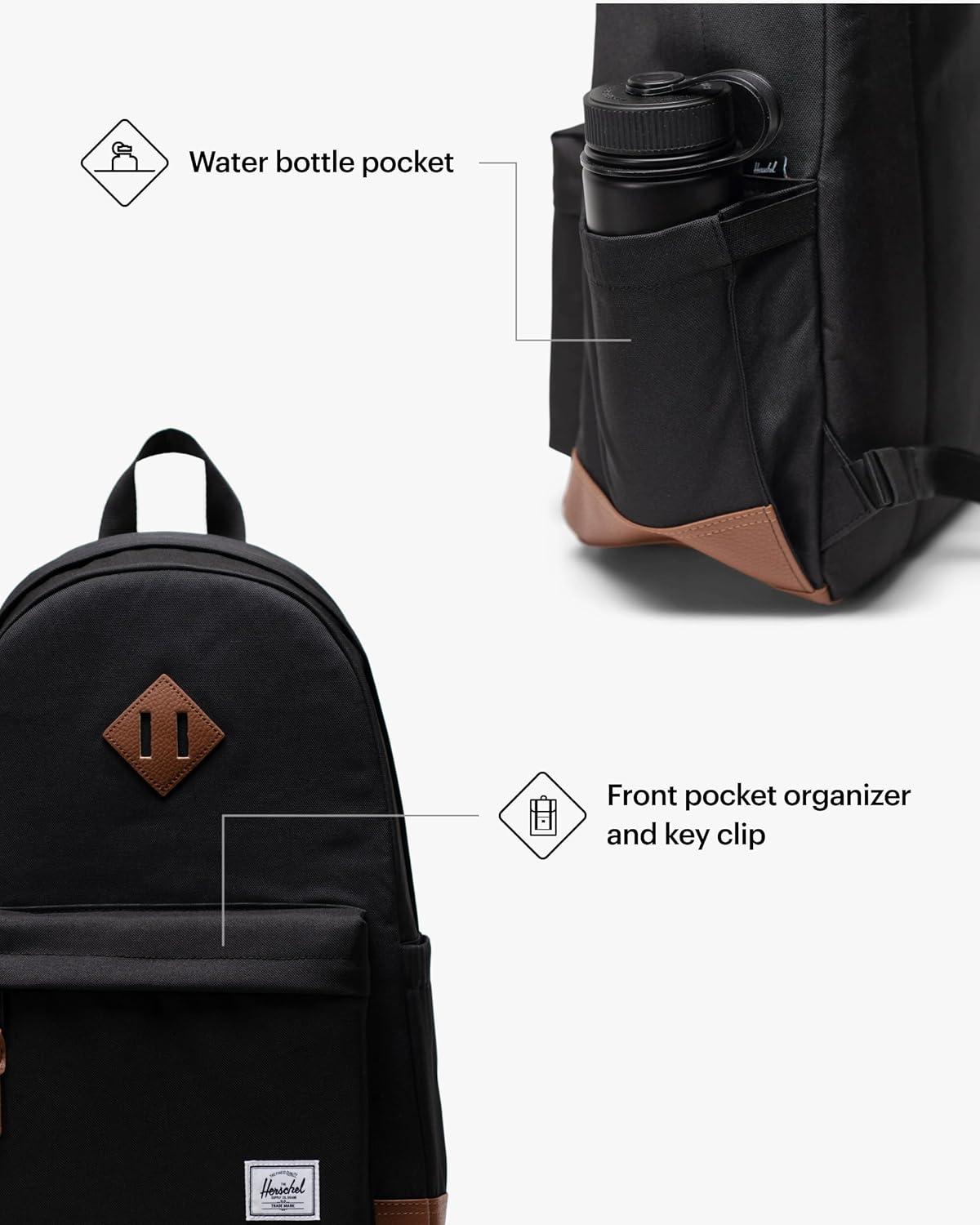 imageHerschel Heritage BackpackBlackTan