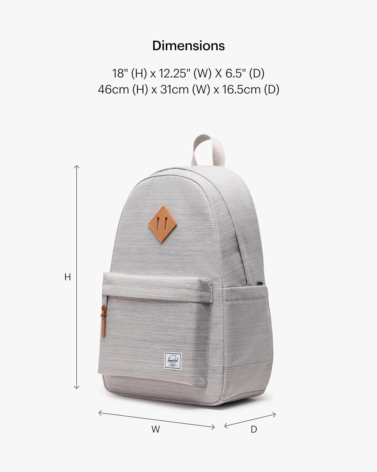 imageHerschel Heritage BackpackLight Grey Crosshatch Limited Edition