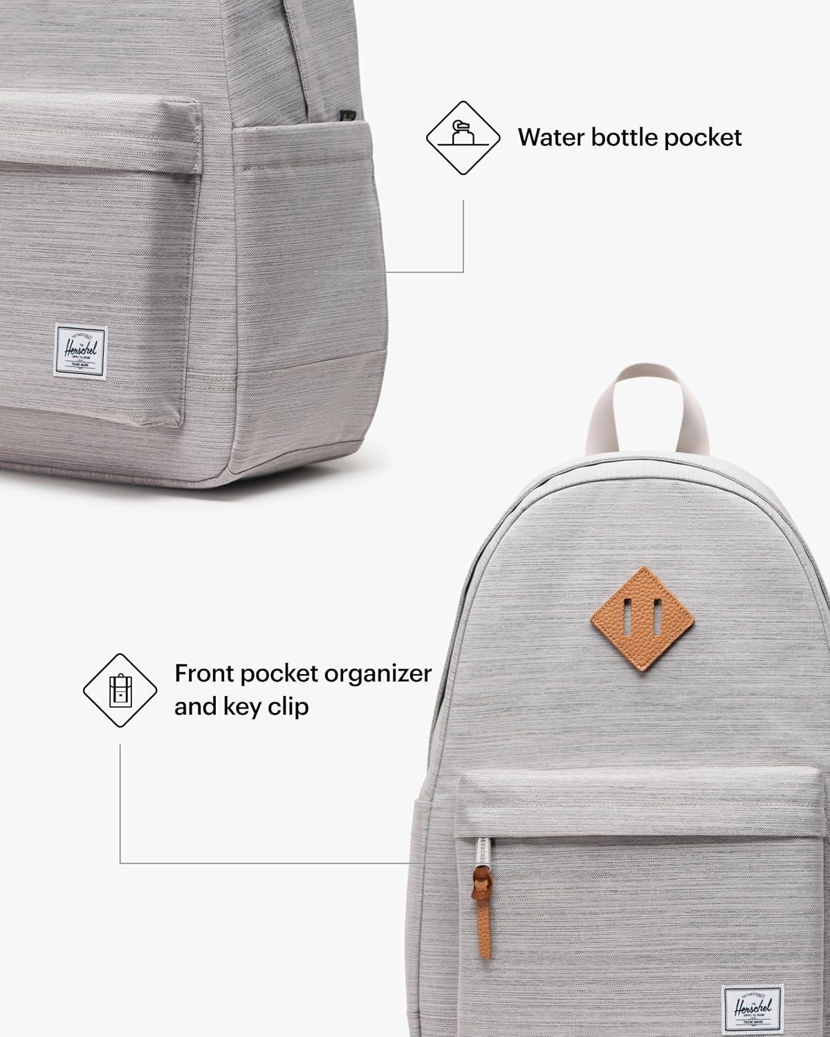 imageHerschel Heritage BackpackLight Grey Crosshatch Limited Edition