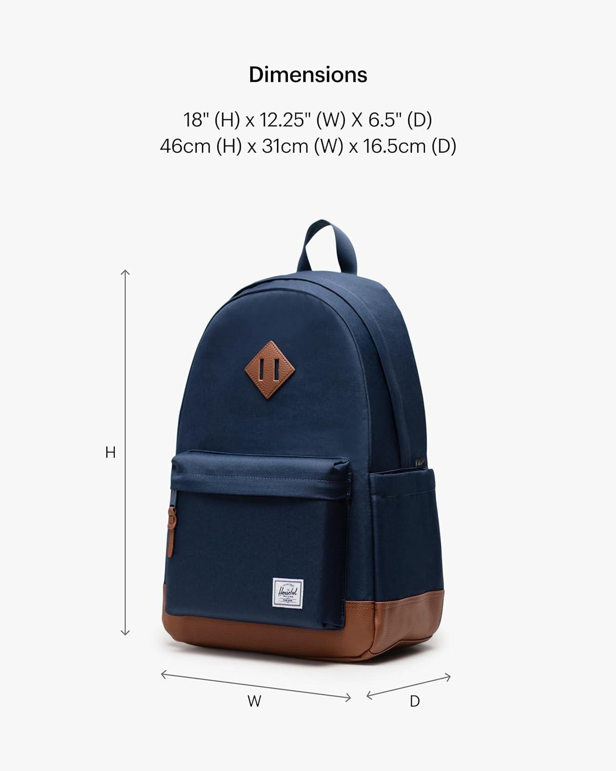 imageHerschel Heritage BackpackNavyTan