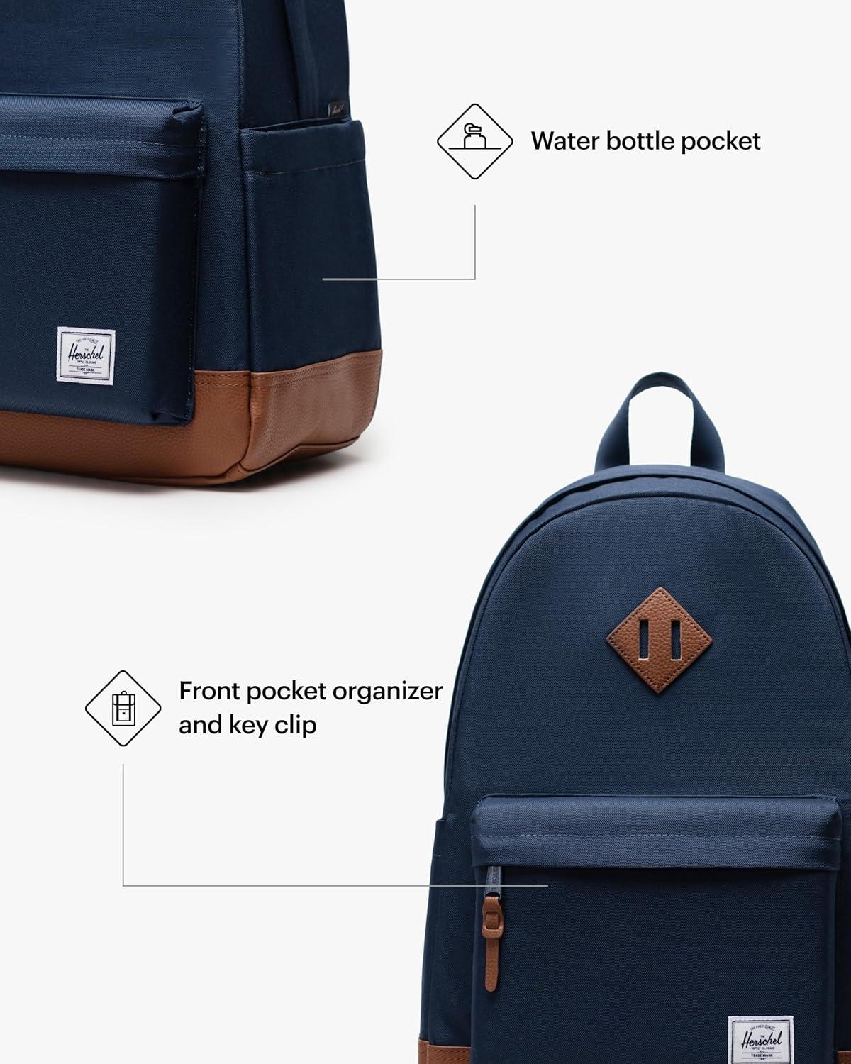imageHerschel Heritage BackpackNavyTan