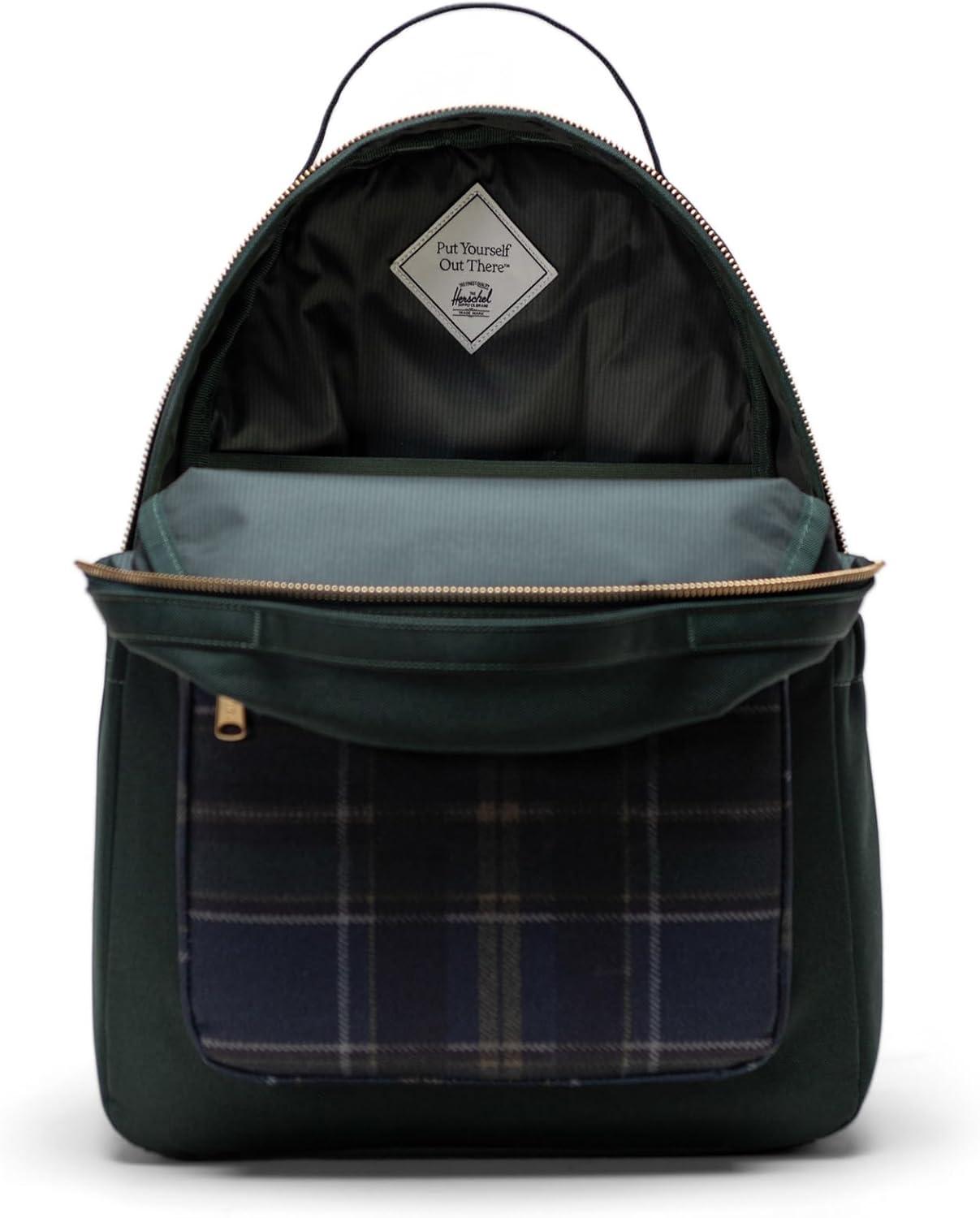 imageHerschel Nova Backpack Black Mini9LDarkest Spruce Winter Plaid