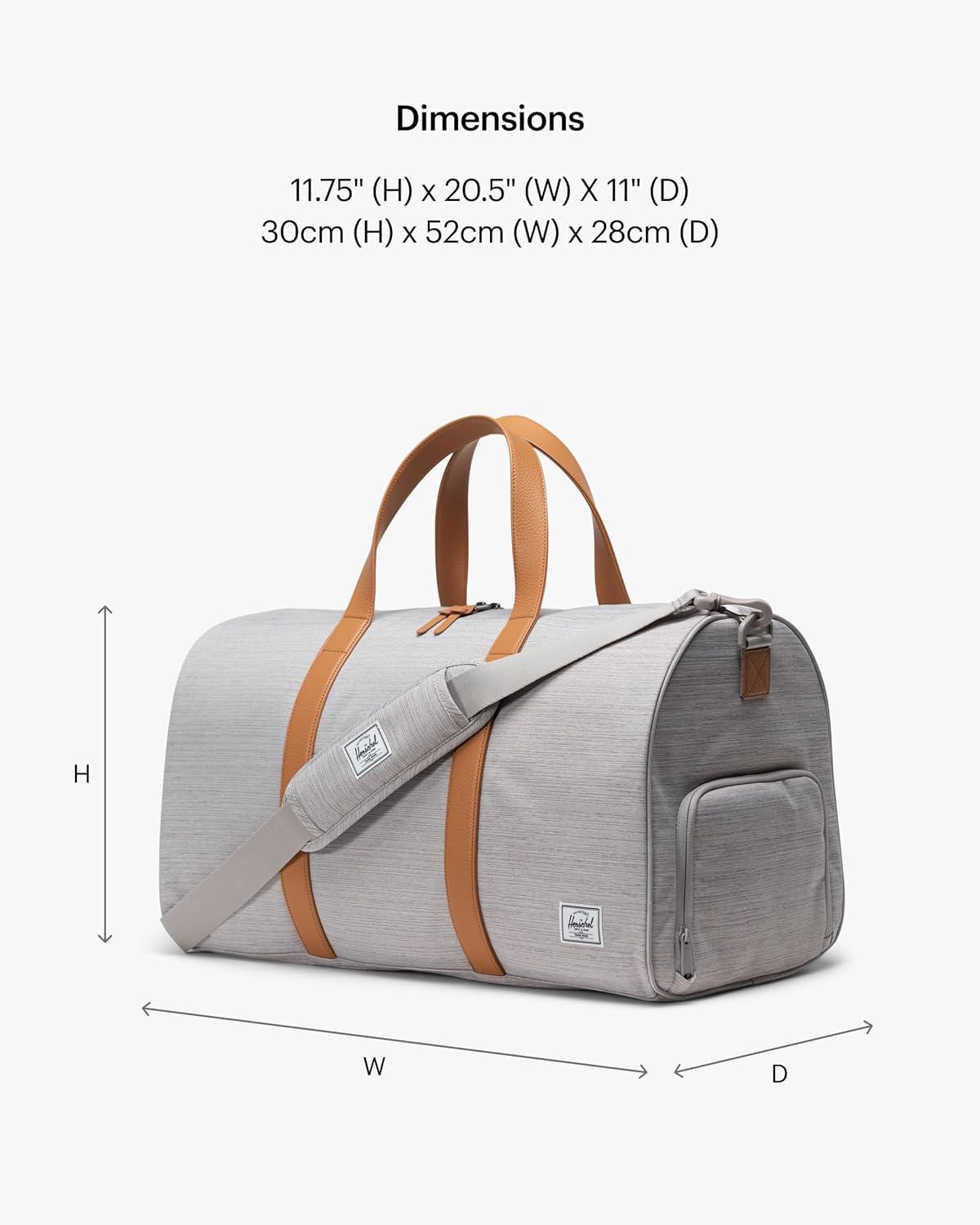imageHerschel Novel DuffleLight Grey Crosshatch Limited Edition