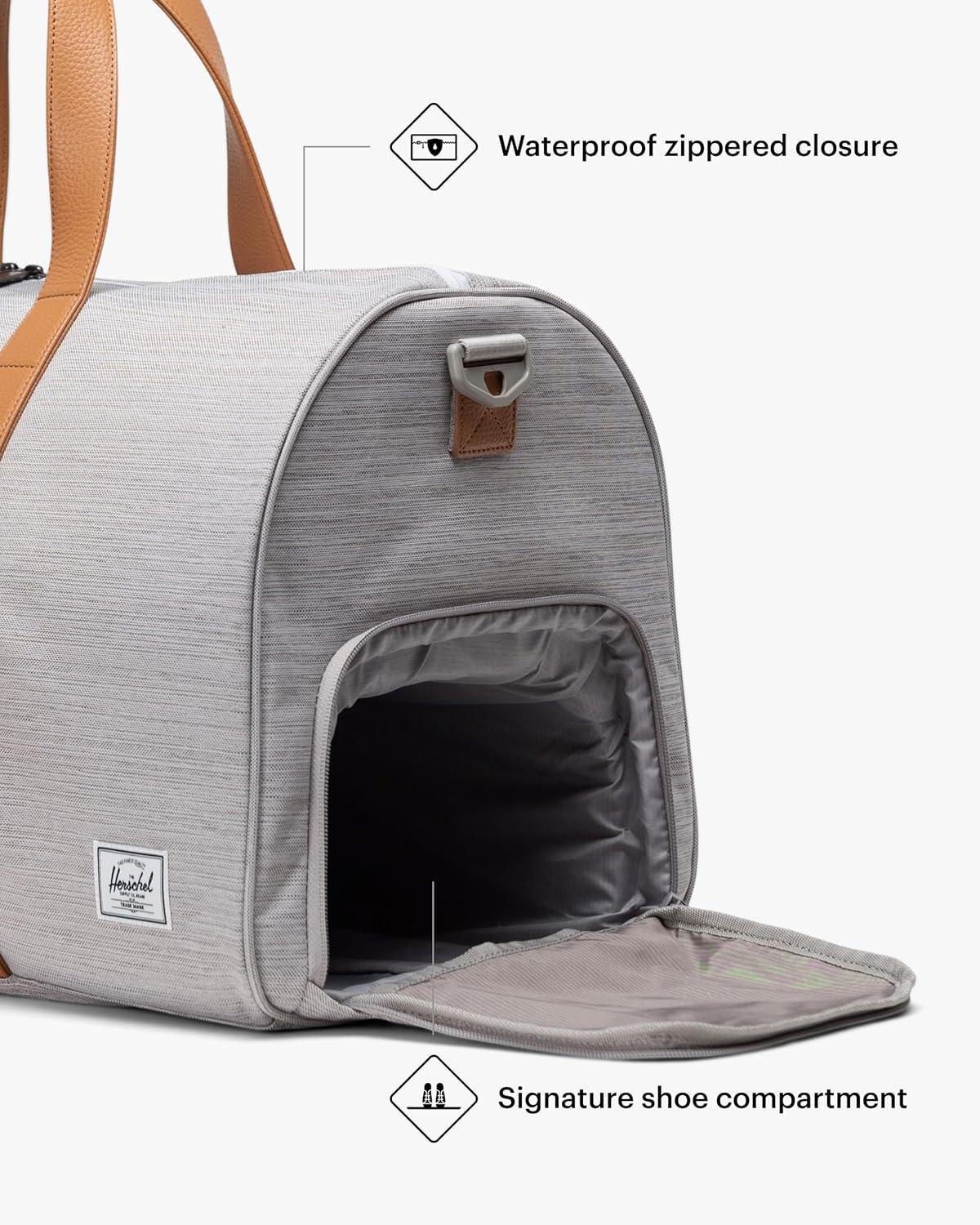 imageHerschel Novel DuffleLight Grey Crosshatch Limited Edition