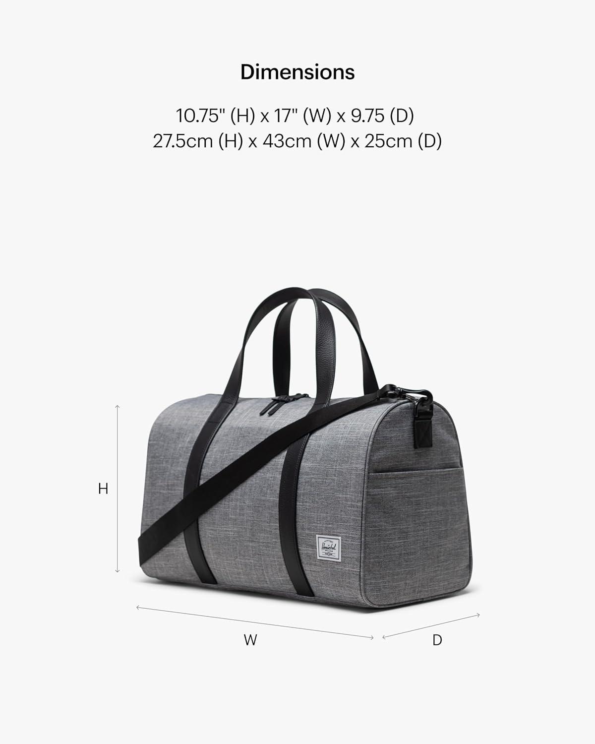 imageHerschel Novel DuffleRaven Crosshatch