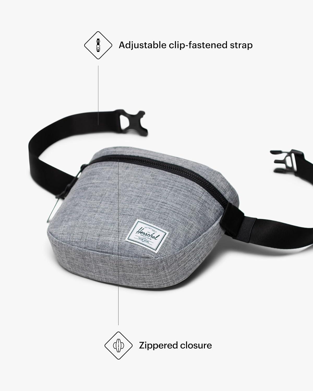 imageHerschel Settlement Hip PackRaven Crosshatch