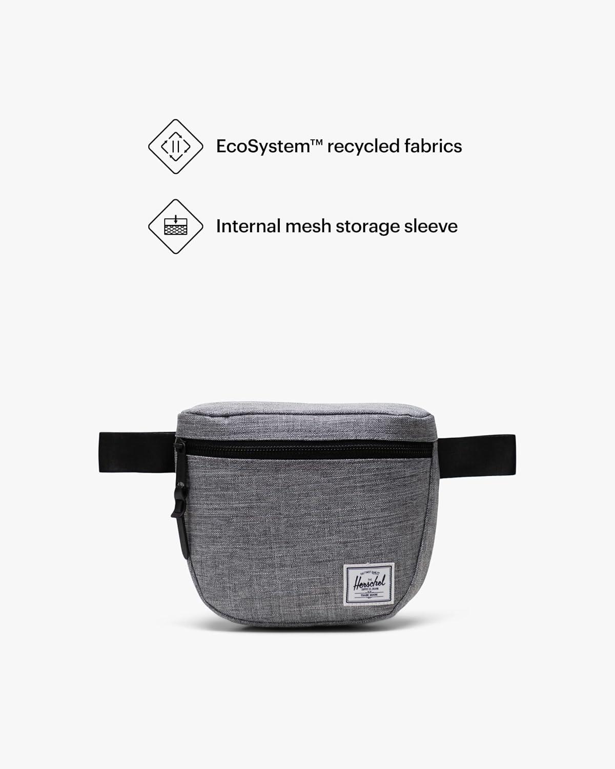 imageHerschel Settlement Hip PackRaven Crosshatch