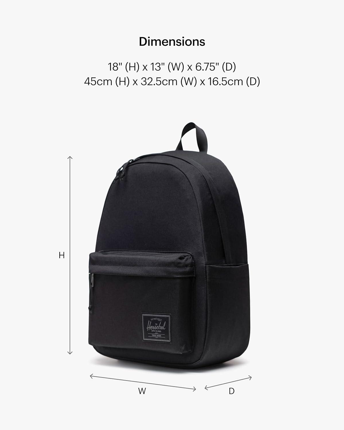 imageHerschel Supply Co Classic XL Backpack Black Tonal 30LBlack Tonal