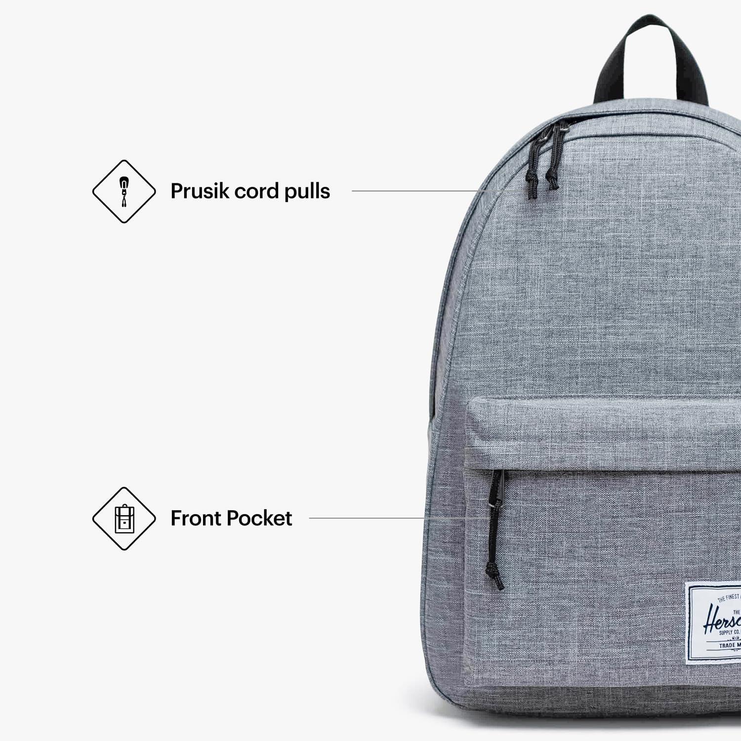 imageHerschel Supply Co Classic XL Backpack Black Tonal 30LRaven Crosshatch