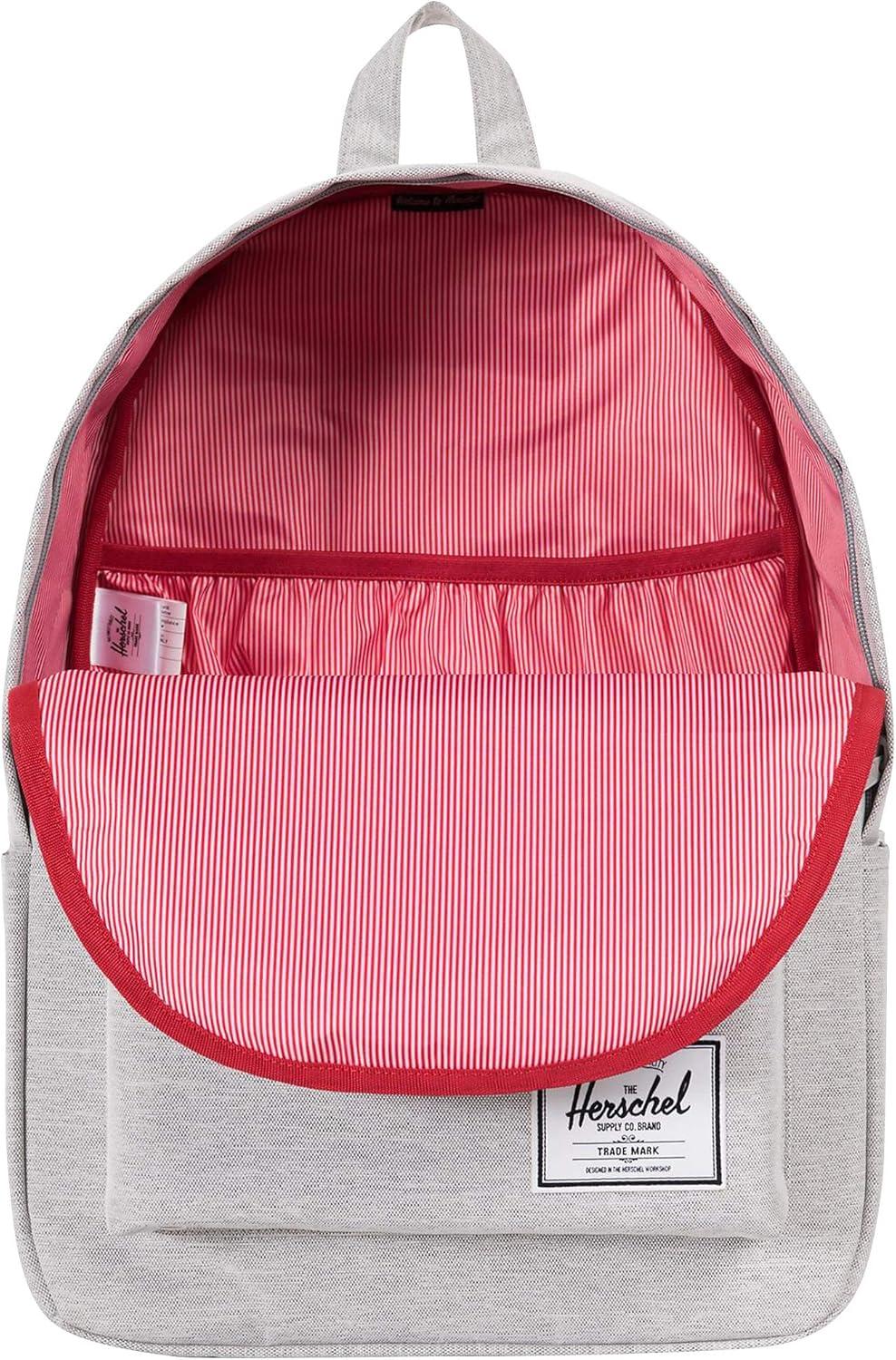 imageHerschel Supply Co Classic XL Backpack Varsity Black 30LLight Grey Crosshatch