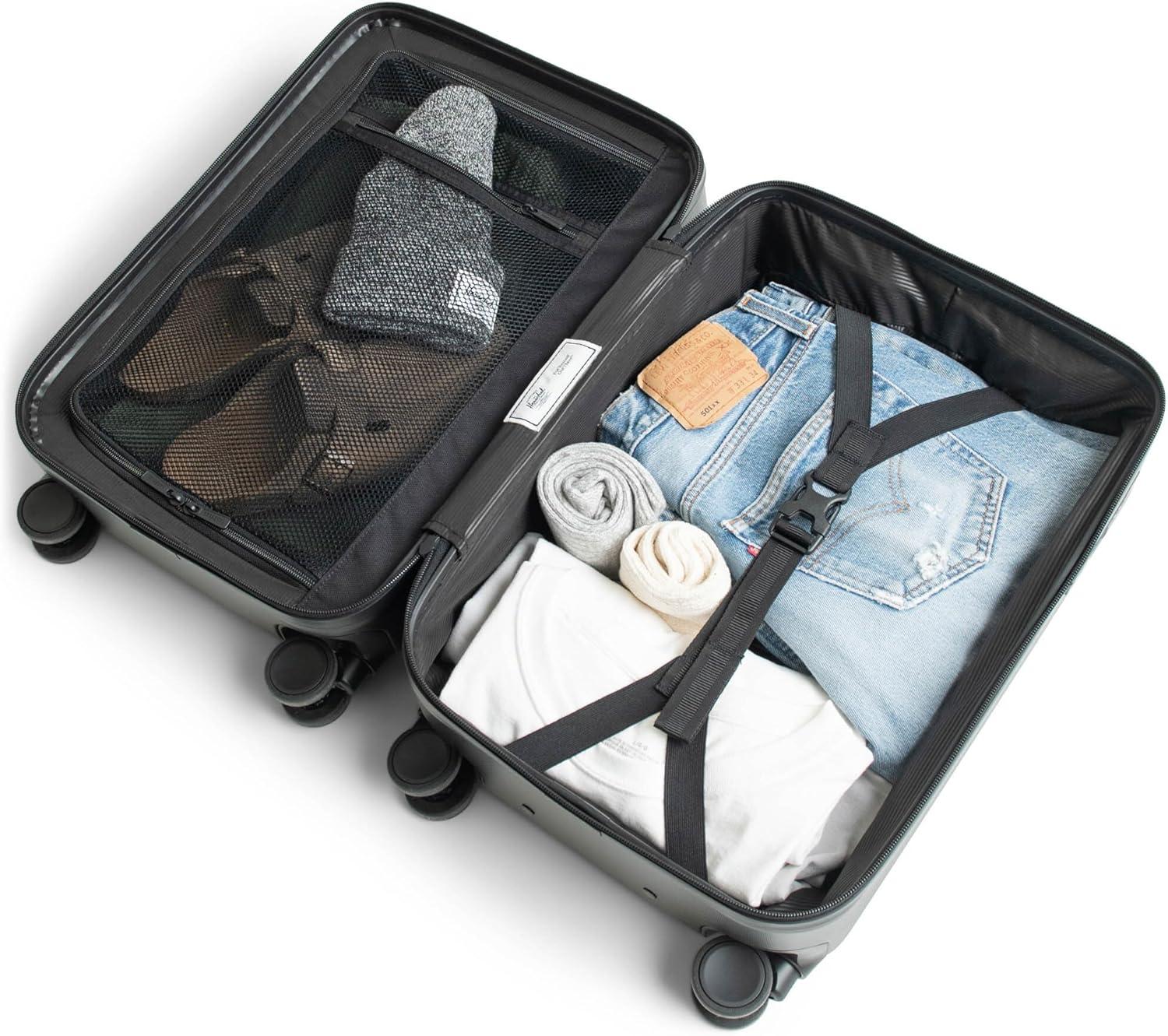 imageHerschel Supply Co Heritage Hardshell Luggage Ash Rose CarryOn 21InchAsh Rose