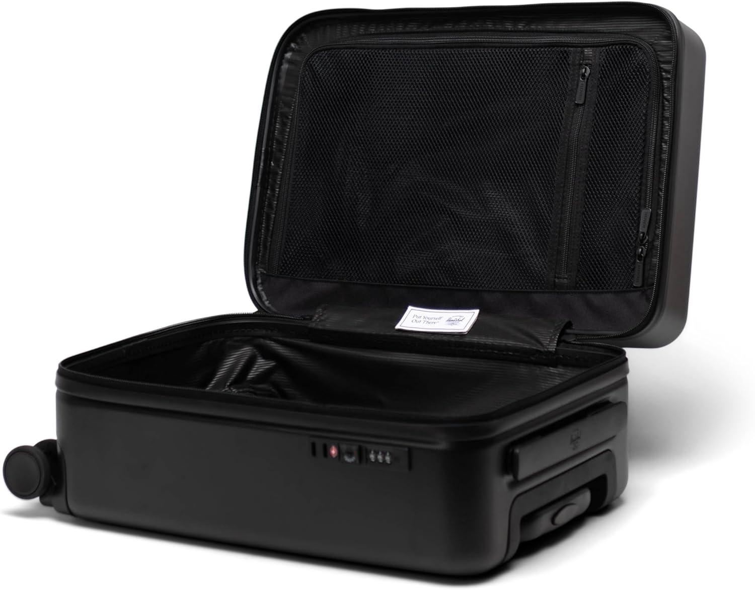 imageHerschel Supply Co Heritage Hardshell Luggage Ash Rose CarryOn 21InchBlack