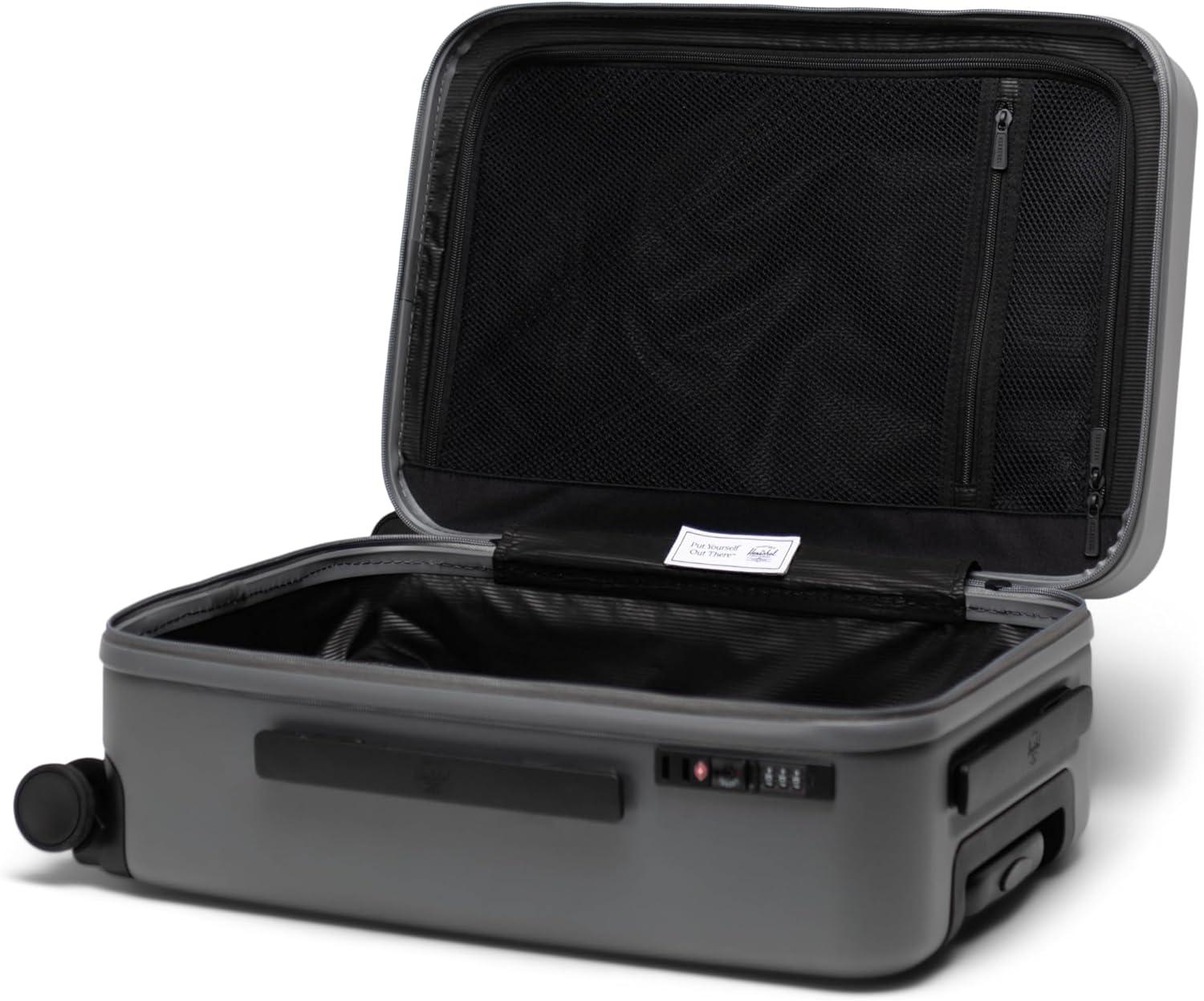 imageHerschel Supply Co Heritage Hardshell Luggage Ash Rose CarryOn 21InchGargoyle Limited Edition