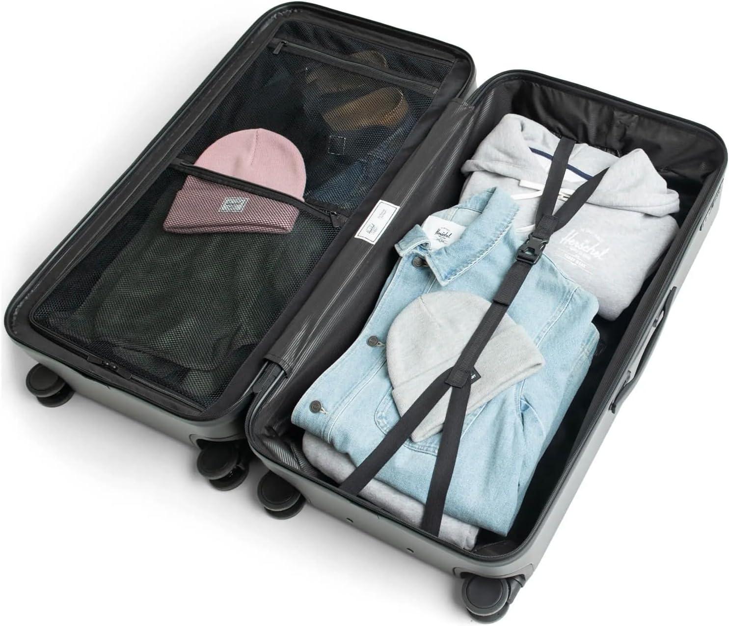 imageHerschel Supply Co Heritage Hardshell Luggage Ash Rose CarryOn 21InchIvy Green