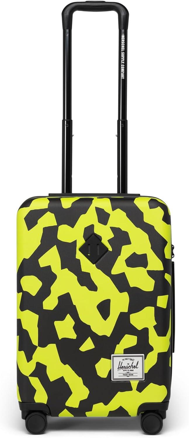 imageHerschel Supply Co Heritage Hardshell Luggage Ash Rose CarryOn 21InchShadow Pixel Lime Punch
