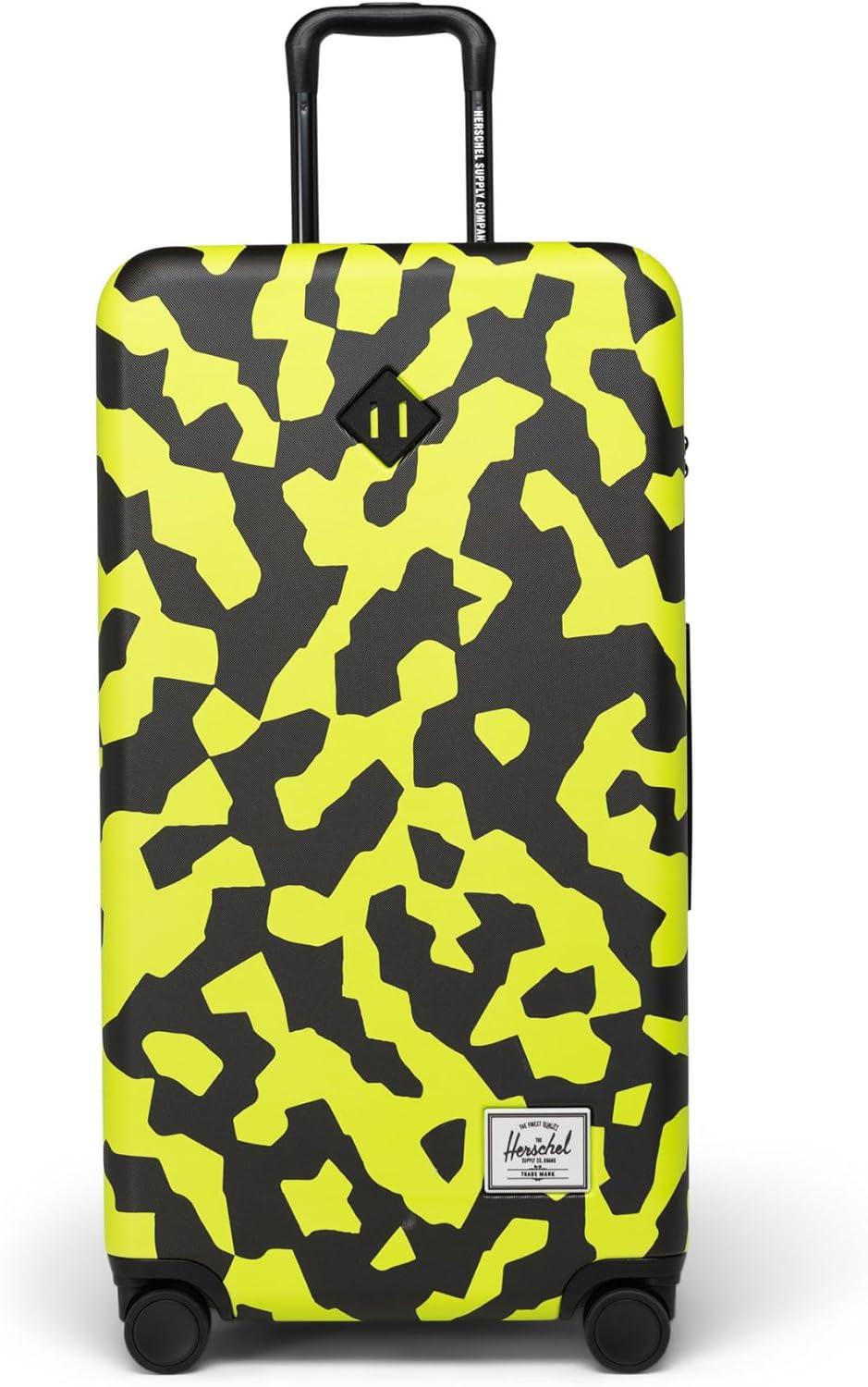 imageHerschel Supply Co Heritage Hardshell Luggage Ash Rose CarryOn 21InchShadow Pixel Lime Punch