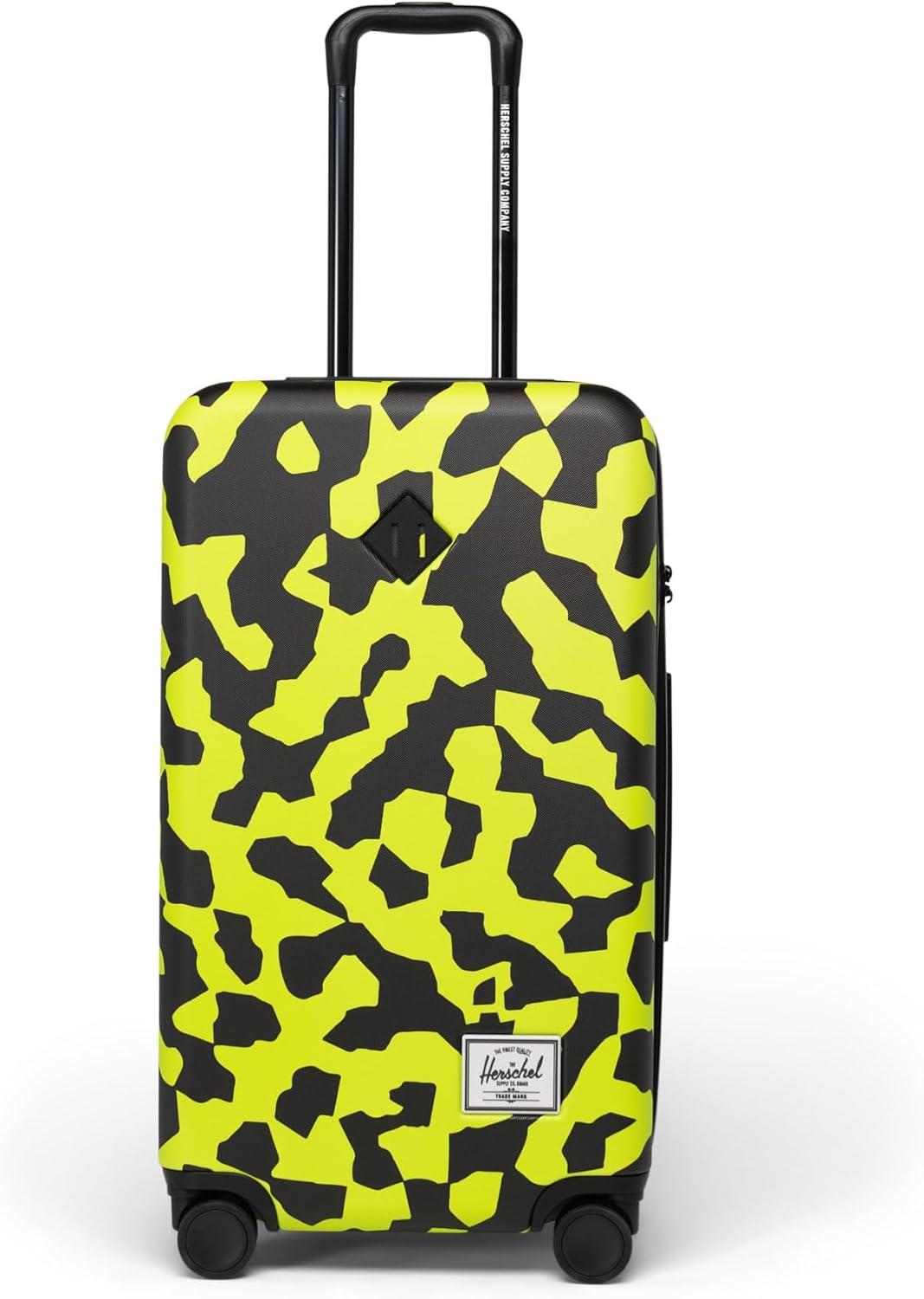 imageHerschel Supply Co Heritage Hardshell Luggage Ash Rose CarryOn 21InchShadow Pixel Lime Punch