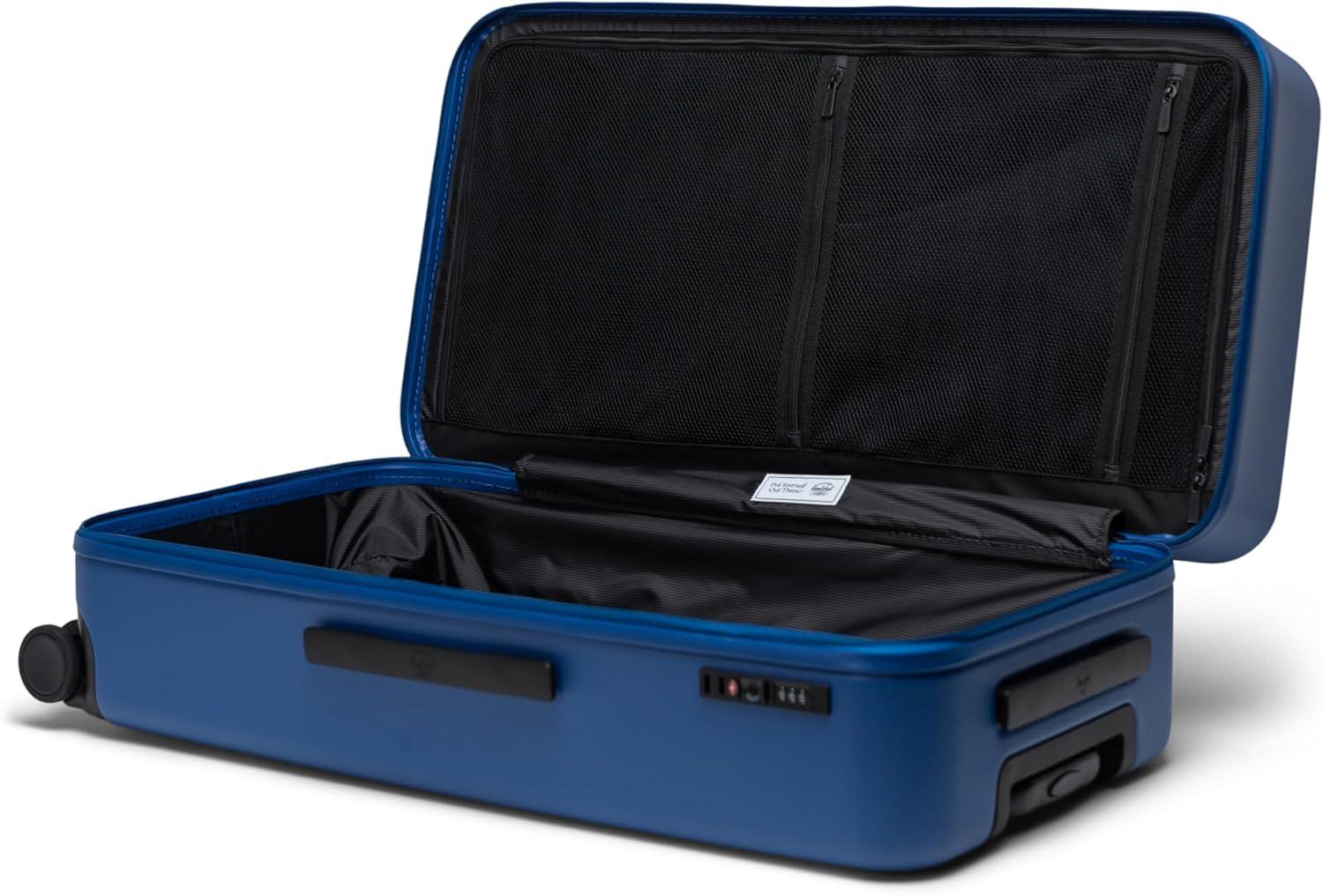 imageHerschel Supply Co Heritage Hardshell Luggage Ash Rose CarryOn 21InchTrue Blue Limited Edition