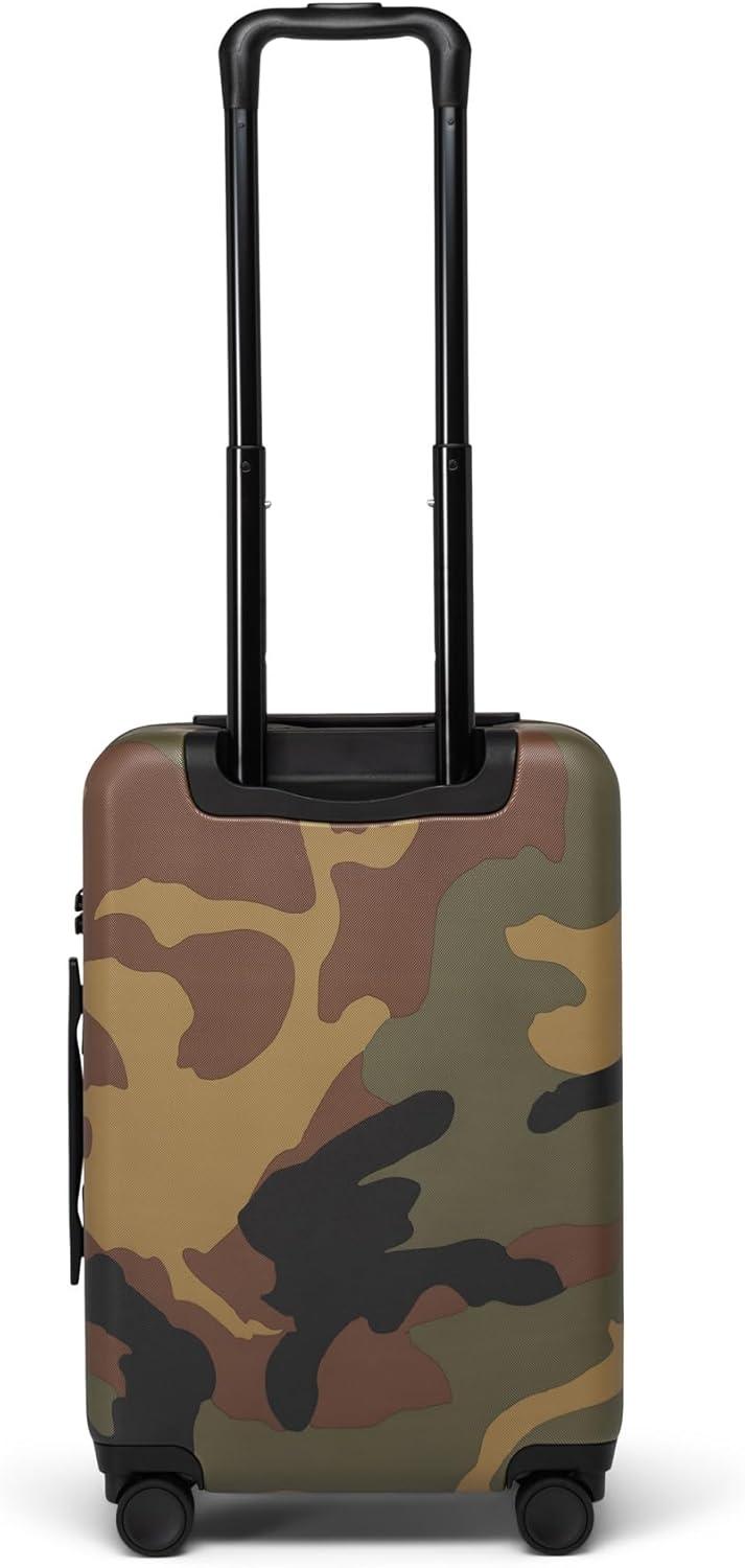 imageHerschel Supply Co Heritage Hardshell Luggage Ash Rose CarryOn 21InchWoodland Camo
