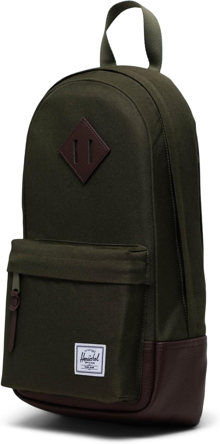 imageHerschel Supply Co Heritage Shoulder Bag Grey 8LIvy GreenChicory Coffee