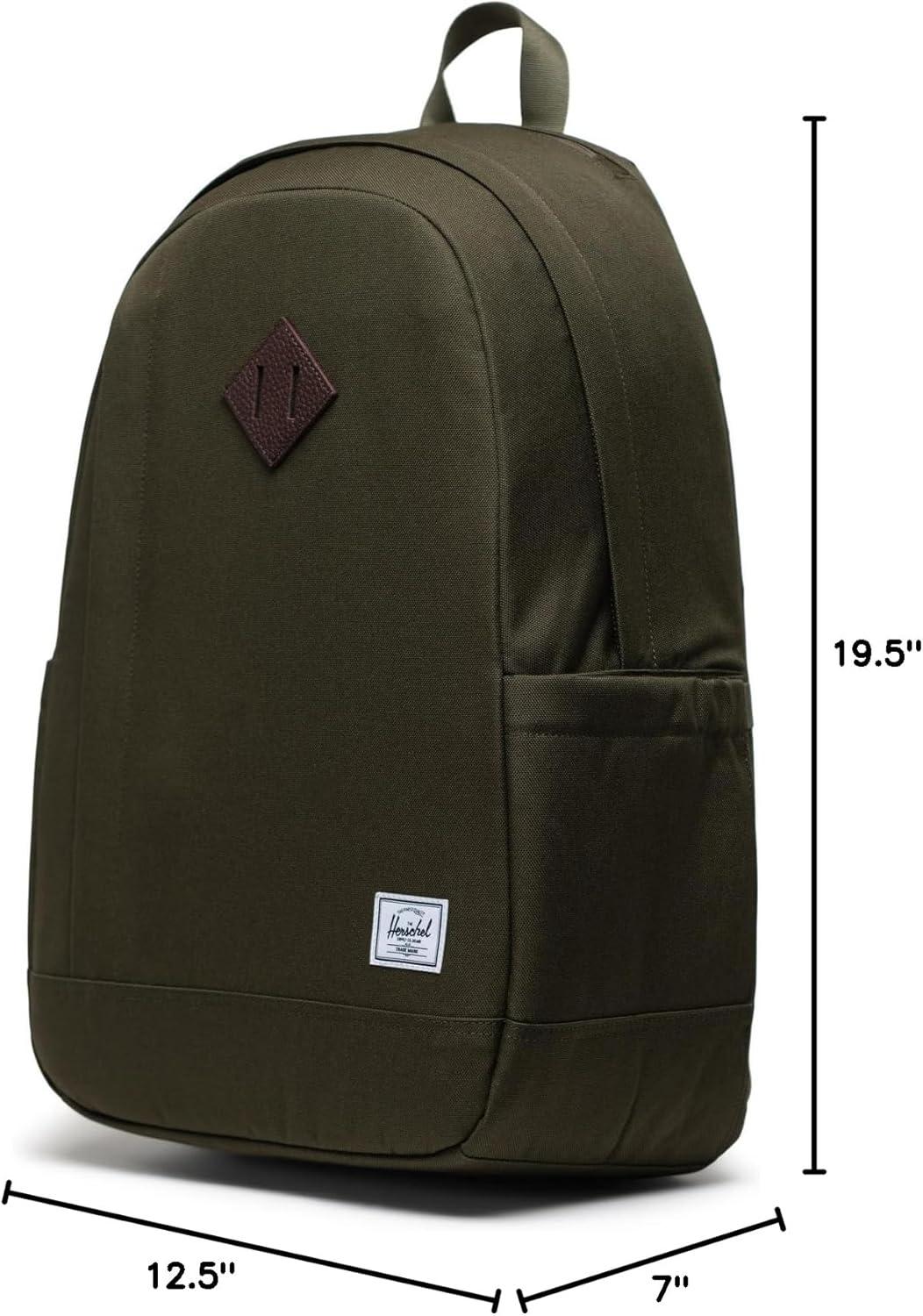 imageHerschel Supply Co Seymour Backpack Black Tonal StandardIvy Green