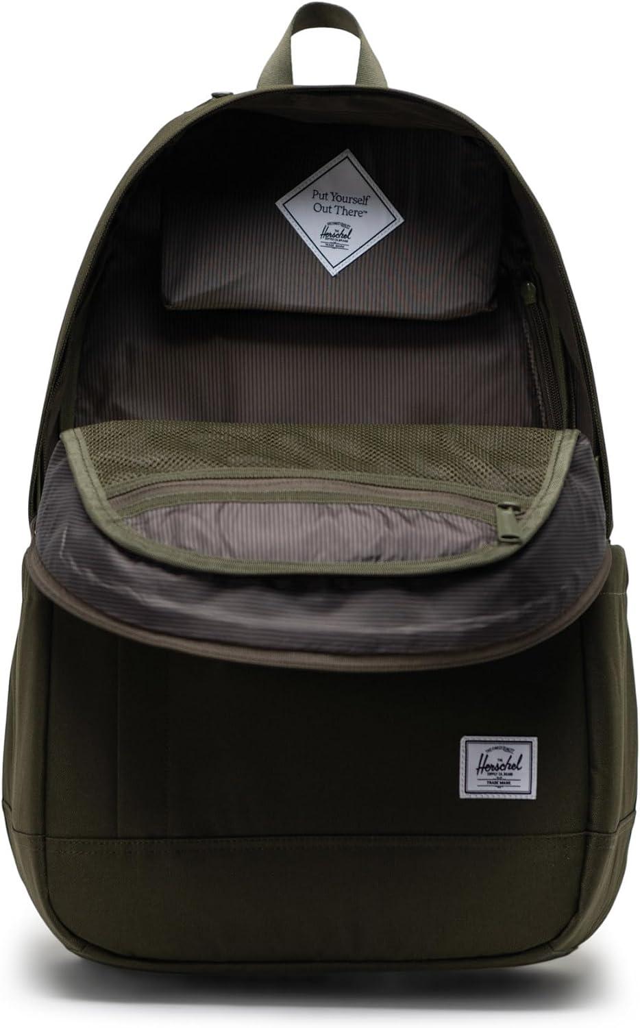 imageHerschel Supply Co Seymour Backpack Black Tonal StandardIvy Green