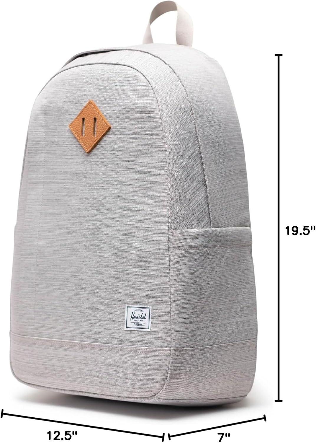 imageHerschel Supply Co Seymour Backpack Black Tonal StandardLight Grey Crosshatch