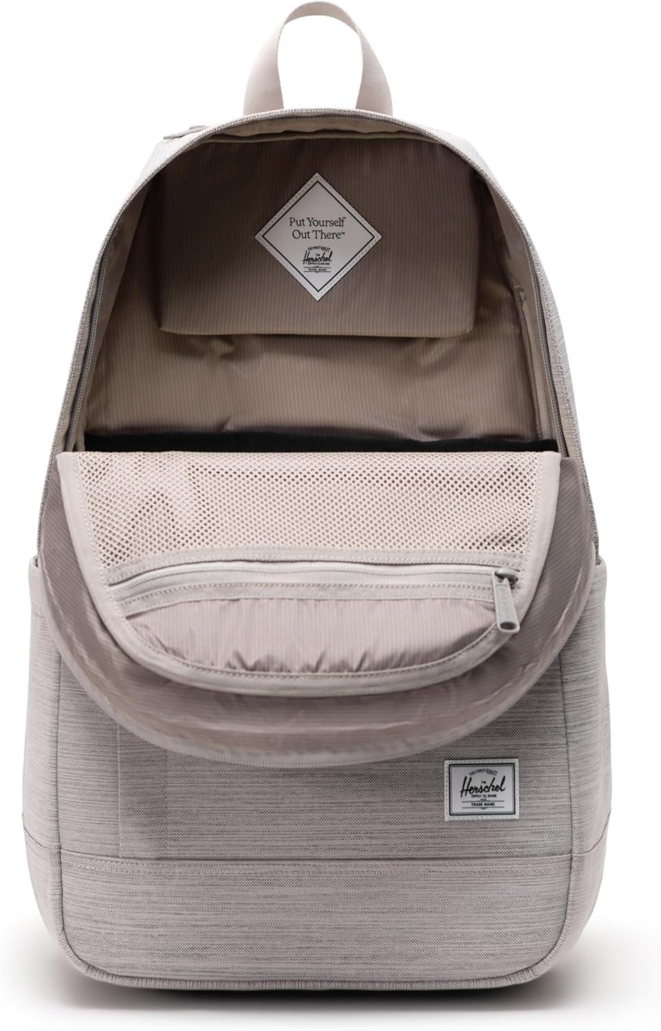 imageHerschel Supply Co Seymour Backpack Black Tonal StandardLight Grey Crosshatch