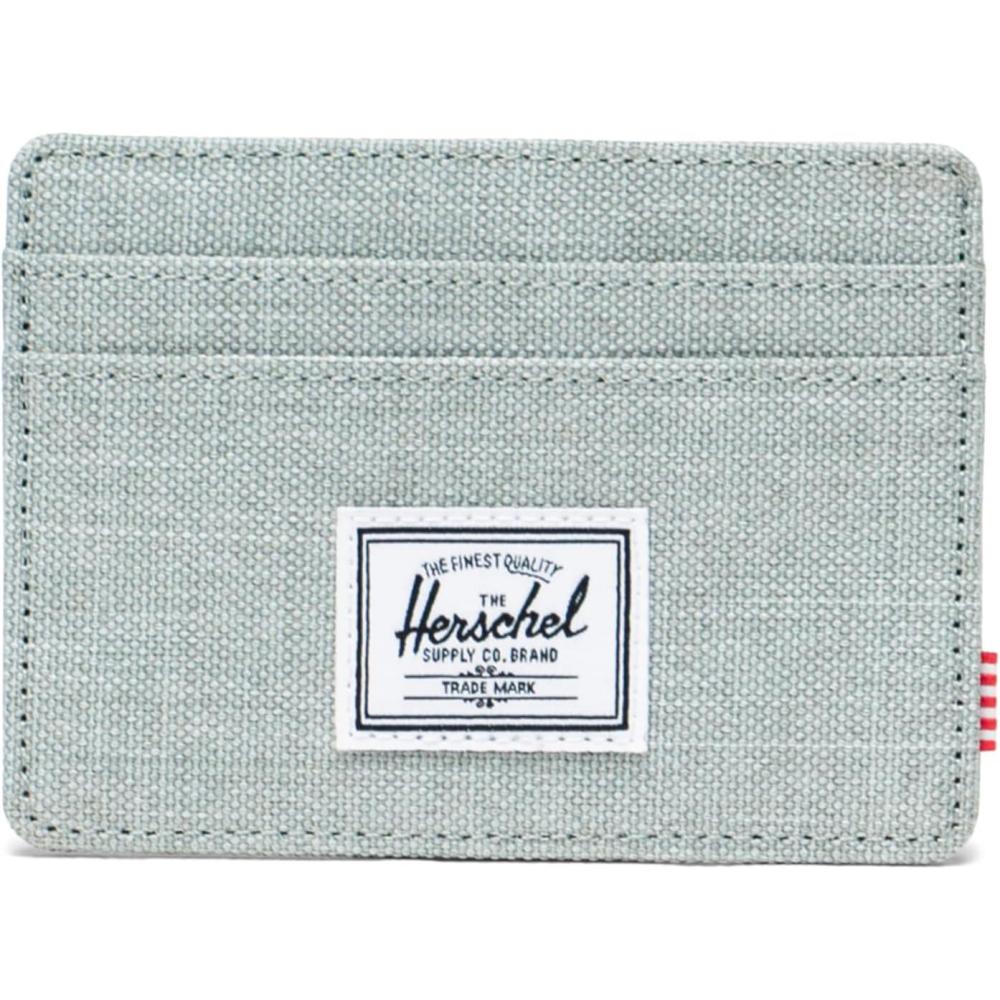 imageHerschel Charlie Cardholder WalletIceberg Green Crosshatch