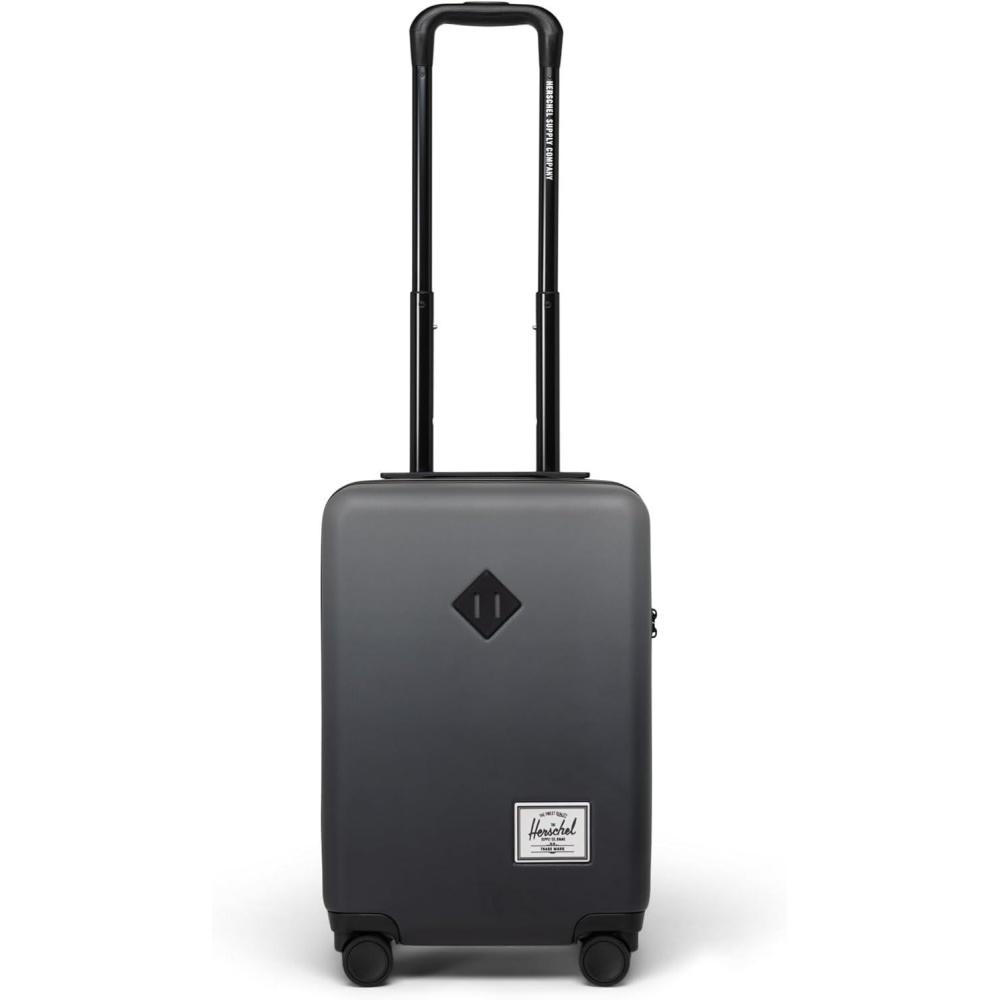 imageHerschel Supply Co Heritage Hardshell Luggage Ash Rose CarryOn 21InchBlack Gradient
