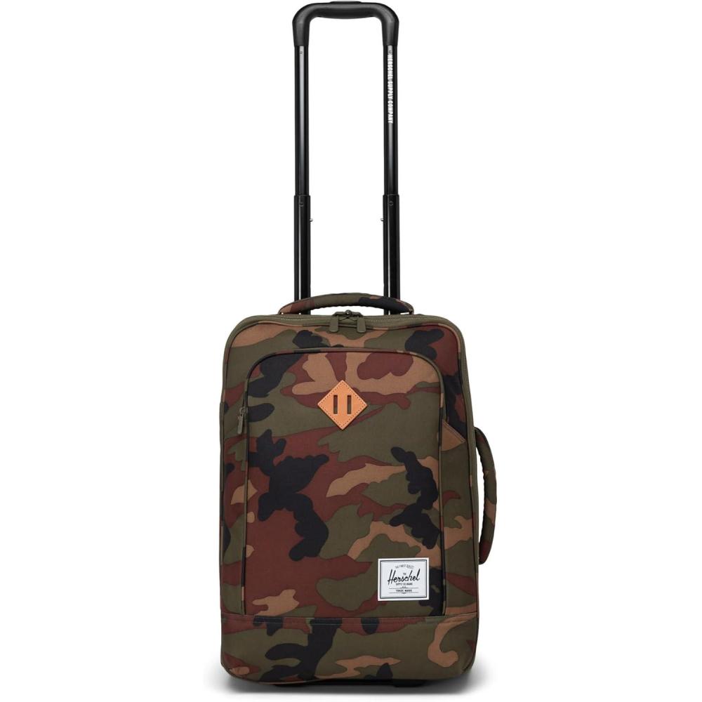 imageHerschel Supply Co Heritage Softshell Large Carryon Luggage Black Carry on27LWoodland Camo