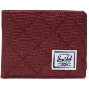 Herschel Roy Wallet(Oxblood Red Quilted)