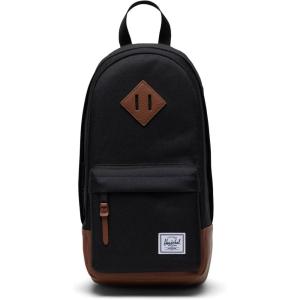 Herschel Supply Co. Heritage Shoulder Bag Grey, 8L(Black/Tan)