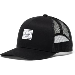 Herschel Supply Co. Whaler Cotton Mesh Cap, Cotton, Black, Standard