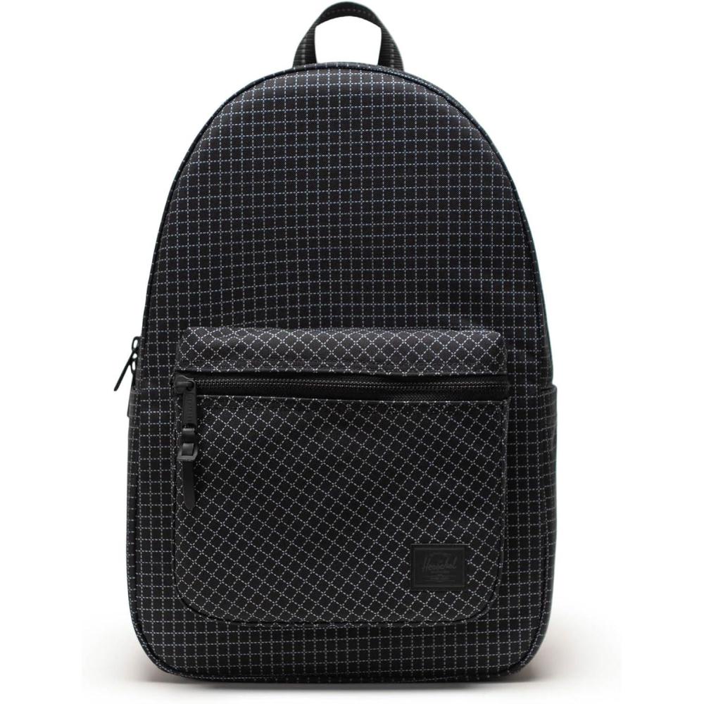 imageHerschel Settlement Quilted Backpack Black One SizeGrid  Black