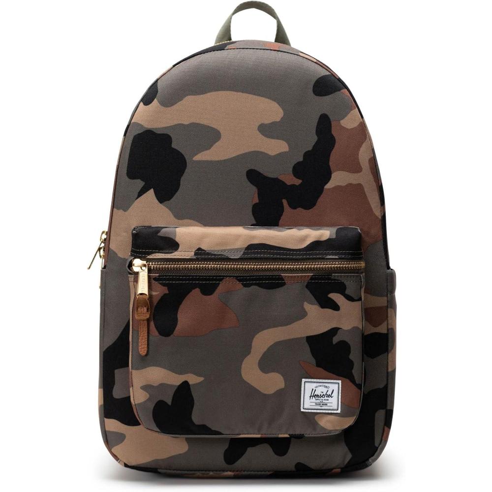imageHerschel Settlement Quilted Backpack Black One SizeWoodland Camo
