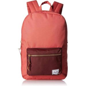 Herschel Settlement Quilted Backpack, Black, One Size(Mineral Red/Plum)