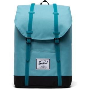 Herschel Supply Co. Unisex Retreat Backpack (Premium Classics), Black, Small – 17L(Neon Blue)