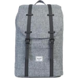 Herschel Supply Co. Unisex Retreat Backpack (Premium Classics), Black, Small – 17L(Raven Crosshatch/Black Rubber)