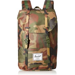 Herschel Supply Co. Unisex Retreat Backpack (Premium Classics), Black, Small – 17L(Woodland Camo/Woodland Camo)