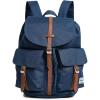 Navy/Tan Synthetic Leather