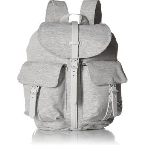 Herschel Dawson Backpack, Black/Tan Synthetic Leather, Classic 20.5L(Light Grey Crosshatch)